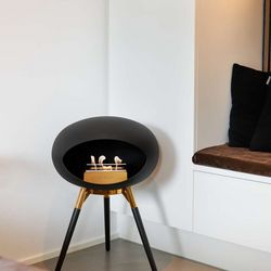 Ground Low Black Rose Gold Bowl