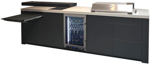 Outdoorküchen mit eingebautem Kühlschrank