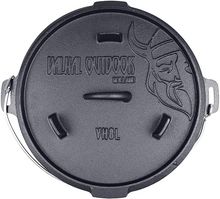 Valhal Outdoor - Dutch Oven - Gusseisen Topf 
