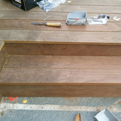 Montage Terrasse, Kebony