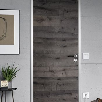 Holztür, titan, Aluzarge