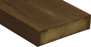 Kebony Charakter, glatt, Kanten gerundet 28x120