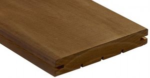 Kebony Clears, glatt, Kanten gerundet 22x142