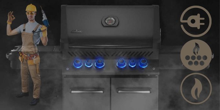 Grillaufbau, Serviceleistung von Holz Ziller in Nürnberg