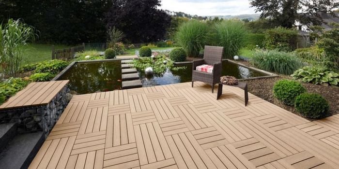 WPC terrassendielen bei Ziller in Nürnberg.