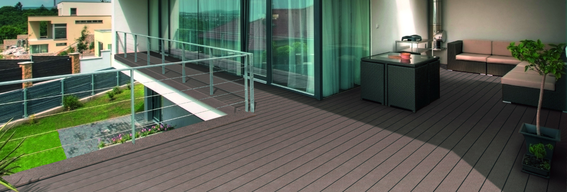 WPC Terrassendielen. Ziller Nürnberg.