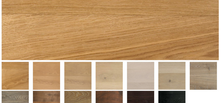 Eiche Farbtöne geölt