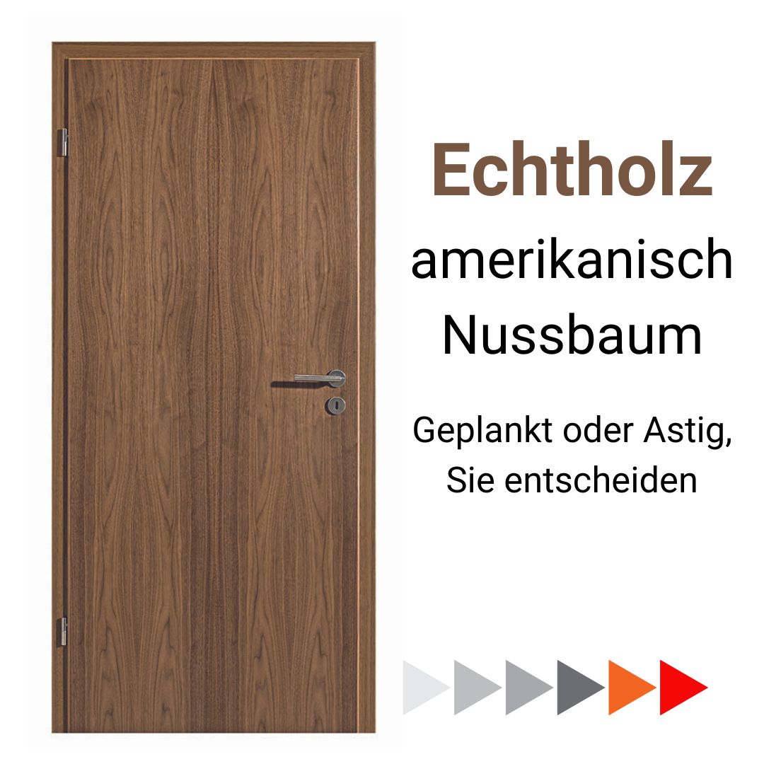 HGM Echtholztür Nussbaum