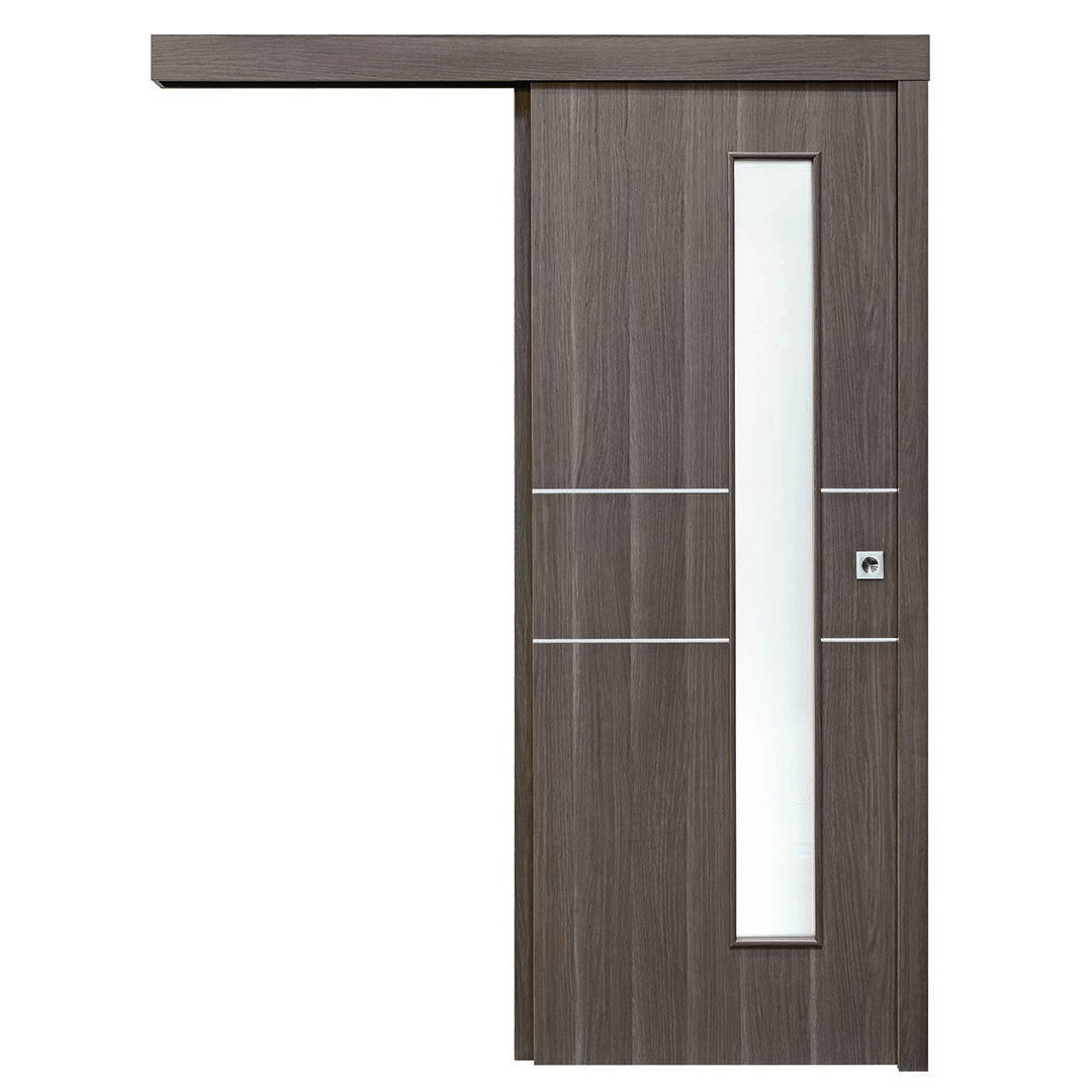 Schiebetür vor der Wand