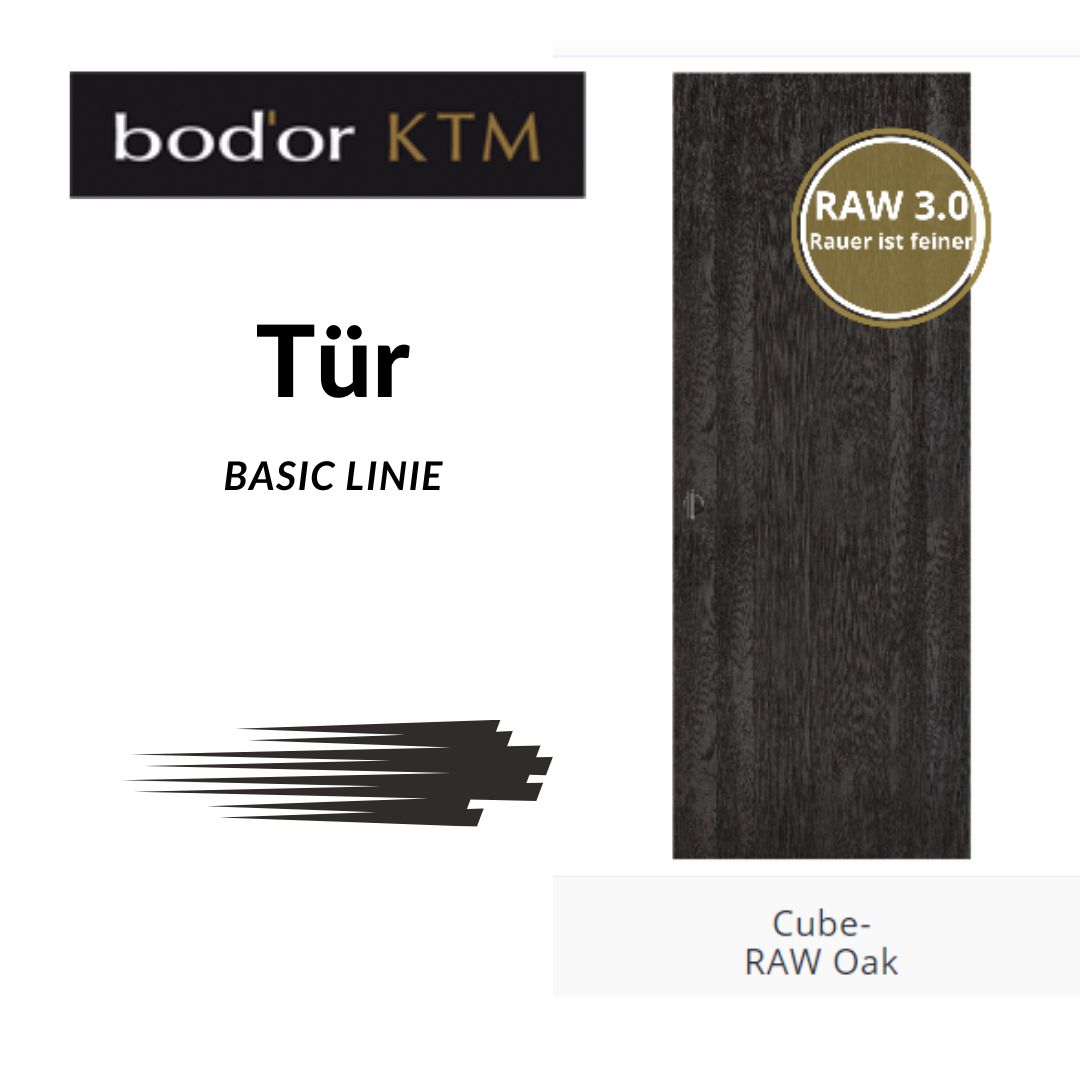 Cube Pure Raw Oak, Zimmertüre, Tür, Innentür