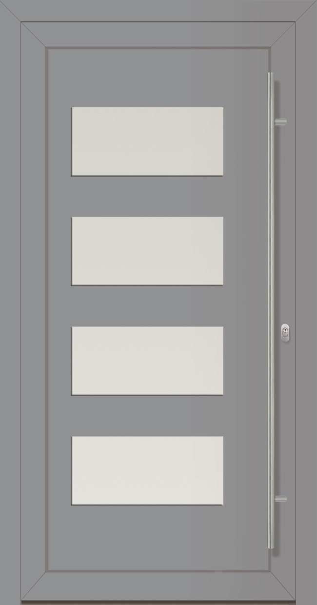 Haustür VTM Modell 9071 - Silber, Nürnberg Holz Ziller