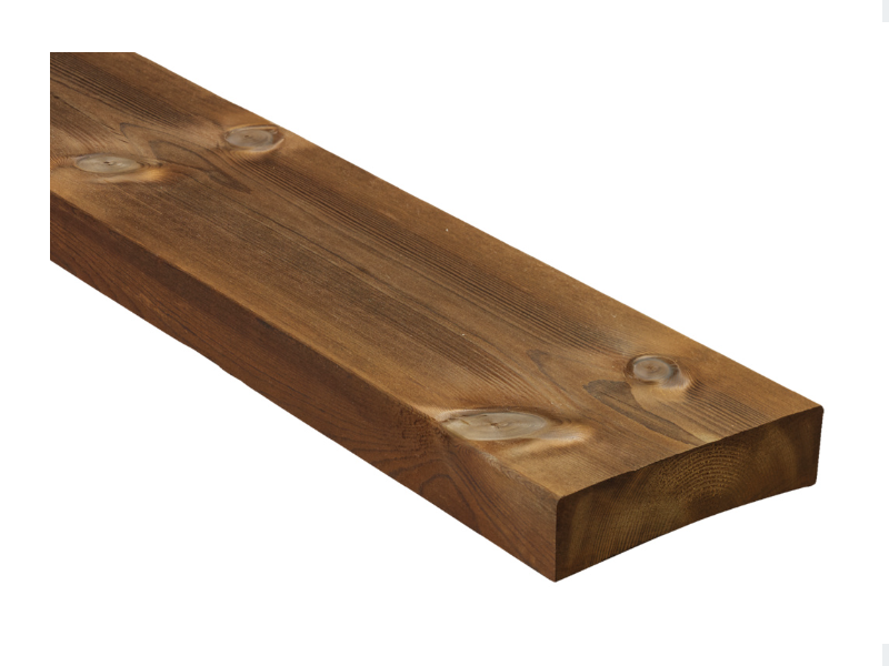 Kebony Terrassendiele Kiefer Kebony® einseitig glatt - 34 x 145 mm