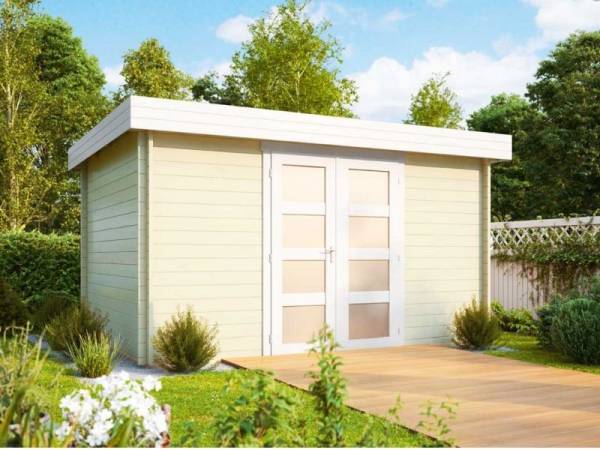 Blockbohlen Gartenhaus Maite, Metz, Finnhaus