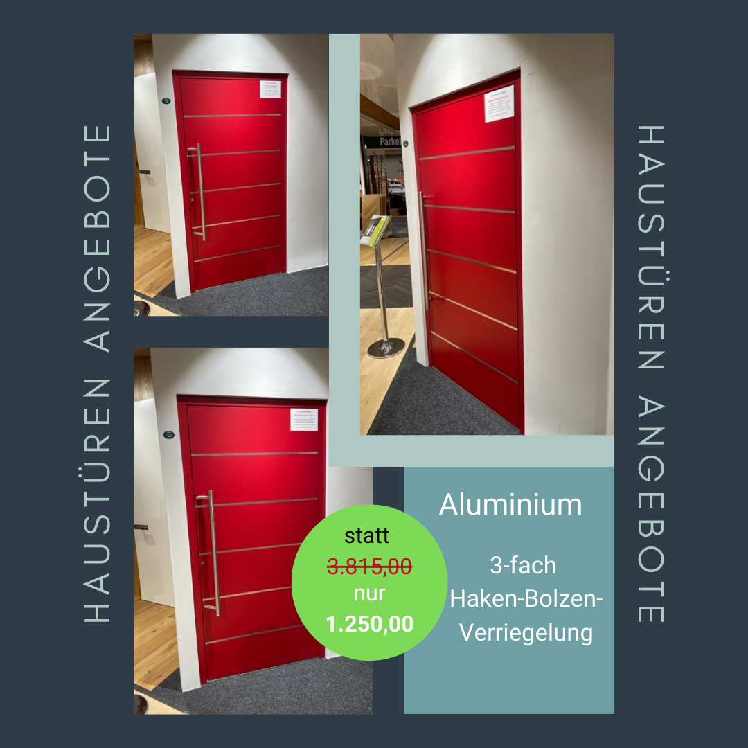 Haustür, Angebot, Alu, Aluminium, Ziller Nürnberg