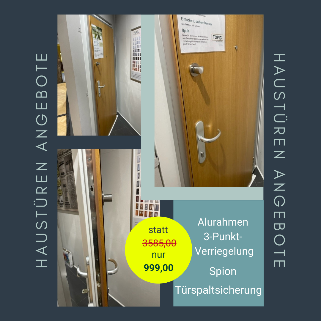 Haustüren Angebot Alurahmen, Ziller Nürnberg