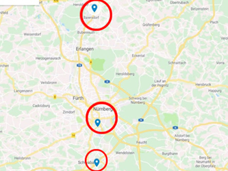 Standorte Anfahrt planen